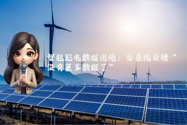 智能配电数据困境:当系统反馈“没有更多数据了”
