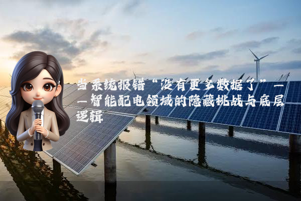 当系统报错“没有更多数据了”——智能配电领域的隐藏挑战与底层逻辑