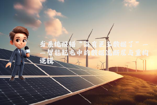 当系统报错“没有更多数据了”——智能配电中的数据流断层与重构逻辑