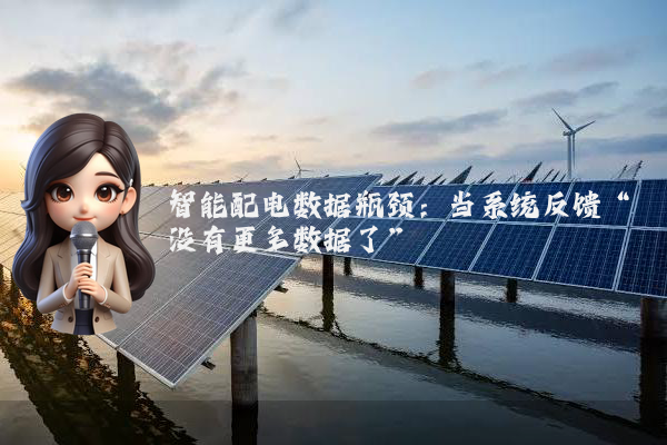 智能配电数据瓶颈：当系统反馈“没有更多数据了”